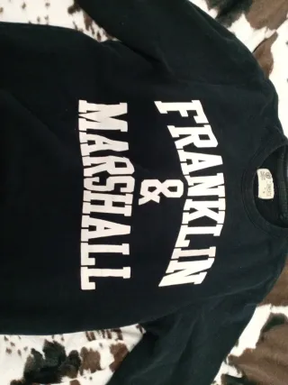 Sudadera Franklin & Marshall Azul Marino Estampada