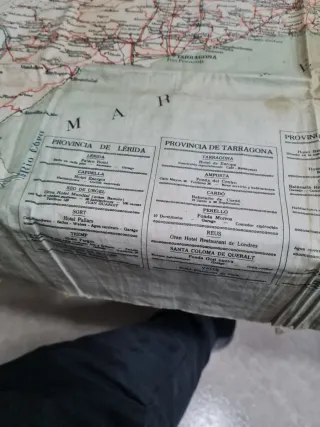 Mapa Carreteras RACC Tela