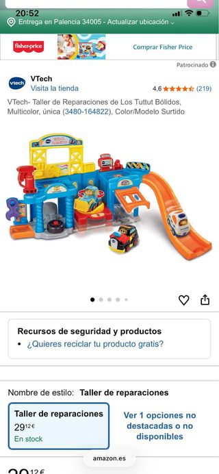 Circuito Coches Vtech Tic Tic Bólidos