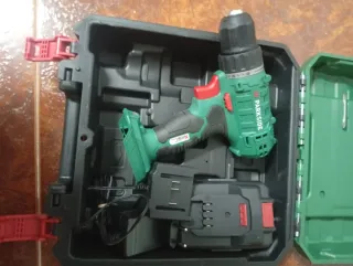 Taladro Parkside con maletín y accesorios NUEVO !!