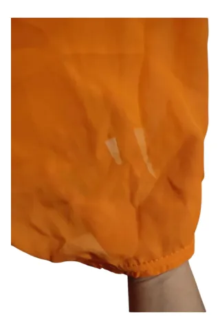 PrettyLittleThing Blusa Transparente Naranja