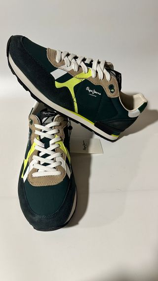 Pepe Jeans Brit Road Verde Talla 44