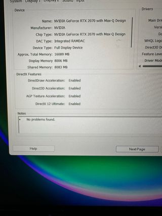 Asus ROG Zephyrus M15 i7 10th gen 2070 16gb ram