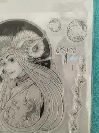 Sellos Pink Ink Designs Aries Astrology