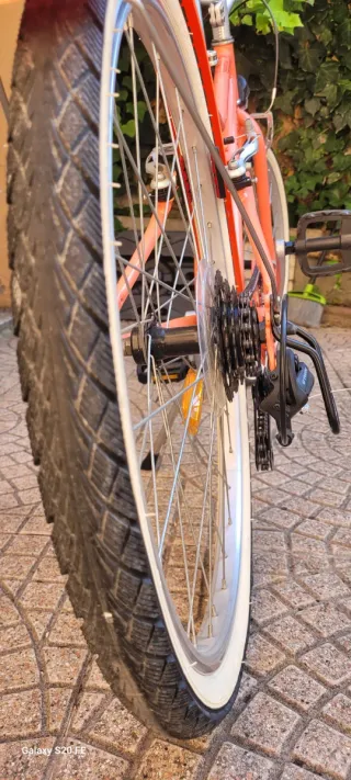 Bici Decathlon Riverside 500 Corallo 24"