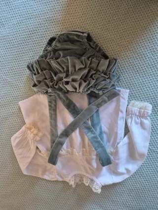 Conjunto Nueces terciopelo 12 meses