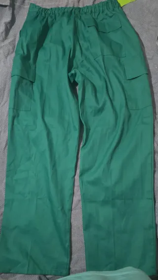 Pantalón de trabajo unisex verde