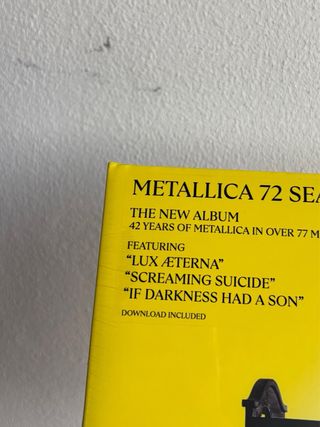Metallica 72 Seasons Mellow Yellow Vinyl
