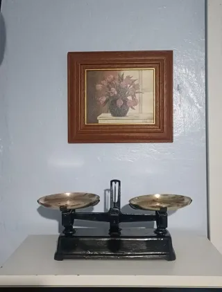 Balanza Antigua Decorativa