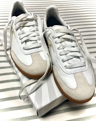 Zapatillas Skechers Talla 36 Blancas/Beige