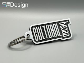 Llavero "Cultural Decay" en TPU (flexible)
