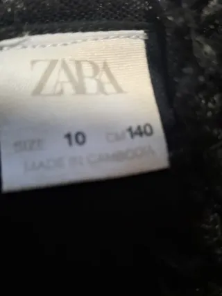 Vestido niña negro lentejuelas