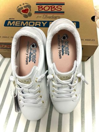 Zapatillas Skechers Bobs Blancas. Nuevas.