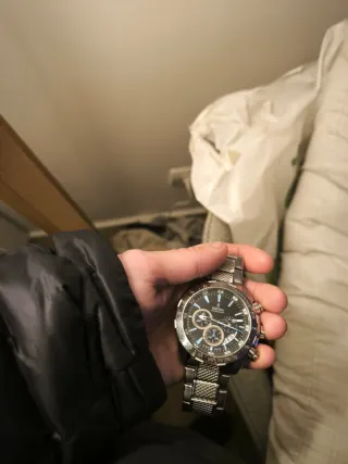 Reloj Festina Cronógrafo Plata y Negro