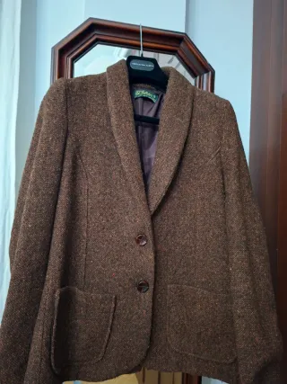 Blazer Zara Marrón Tweed