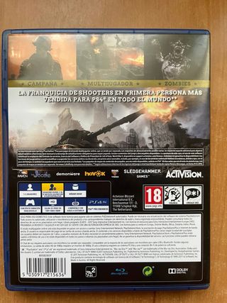 Call of Duty World War II WWII PS4 Juego