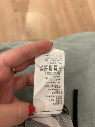 Camisa Bimba y Lola Negra Estampada Manos Talla XS