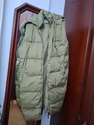 Chaleco acolchado Lefties verde oliva