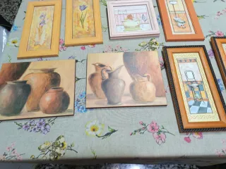 Lote de 6 cuadros decorativos