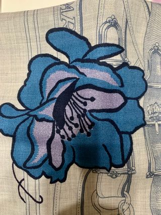 Hermes Amathyst Cavalcadour Fleuri Cachemira