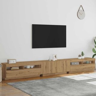 Mueble TV LED Madera Marrón