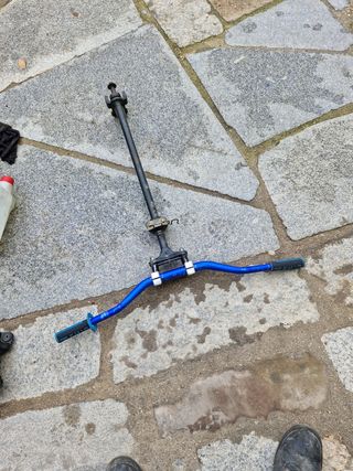 Manillar azul deportivo+ caña dirección LTZ 400