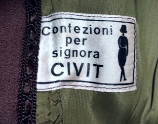 Cappotto vintage Civit con ecopelliccia