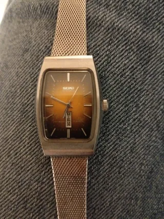 Reloj Seiko Automático Mujer Marrón Dorado