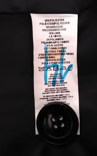 Abrigo DI-BYE Mujer. Rosa y Negro Talla 42