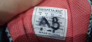 Botas de montaña Regatta T-37 azul/rosa