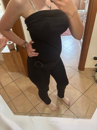 Tuta intera nera sexy