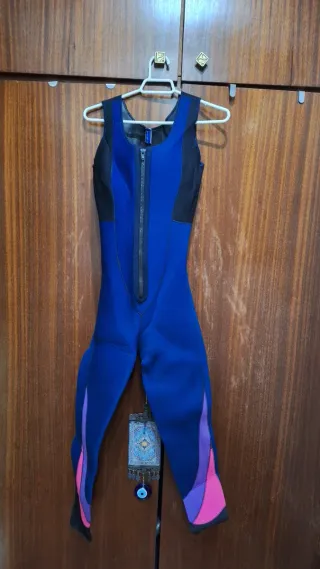 Traje de neopreno surf azul