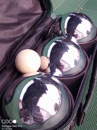 Juego de Petanca con Bolas Metálicas