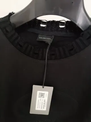 Felpa Balenciaga Uomo M Nera