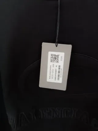 Felpa Balenciaga Uomo M Nera