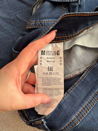 Jeans Mustang Uomo Blu