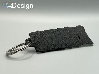 Llavero "BRAAAP!" en TPU (flexible)