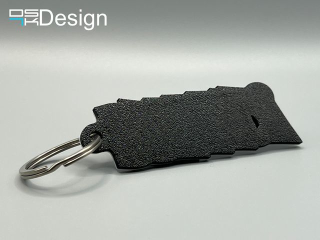 Llavero "BRAAAP!" en TPU (flexible)