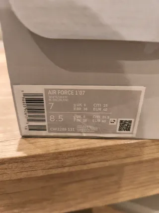 Nike Air Force 1 '07 Taglia 40