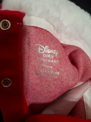 Traje Papá Noel Minnie Mouse Bebé 3/6 meses