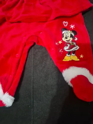 Traje Papá Noel Minnie Mouse Bebé 3/6 meses