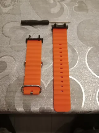 Correa de reloj naranja