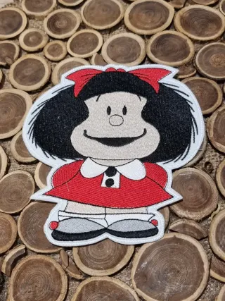 Parche bordado Mafalda ropa