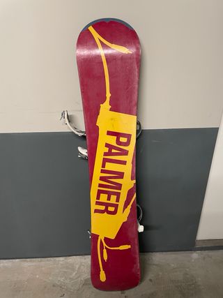 Tabla de Snowboard con Fijaciones