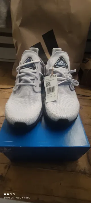 Adidas Ultraboost 20 Zapatillas Blancas y Grises