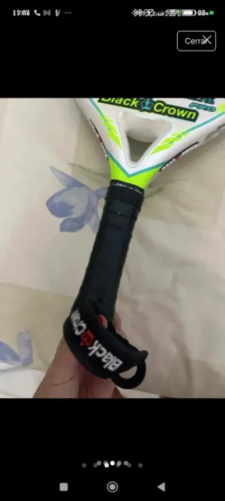 Pala de pádel Black Crown