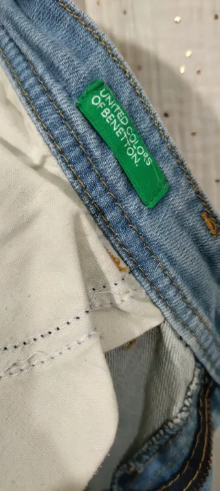 Calças ganga Benetton S senhora