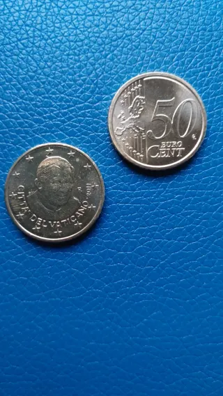 MONEDA 50 CÉNTIMOS EURO VATICANO 2011