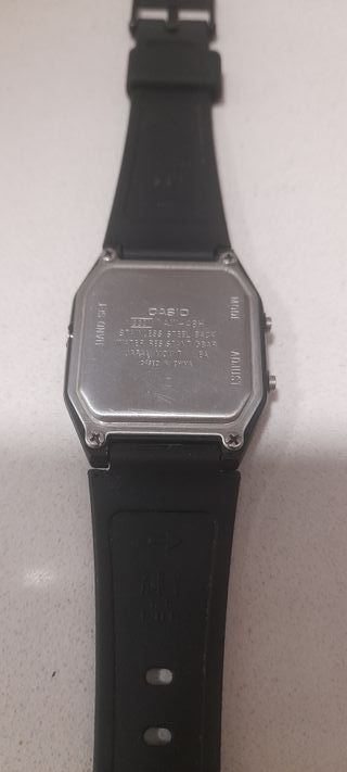 Casio Analógico-Digital Negro/Blanco