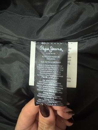 Cazadora Pepe Jeans azul mujer